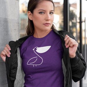 Cute Pelican Graphic Unisex Tee