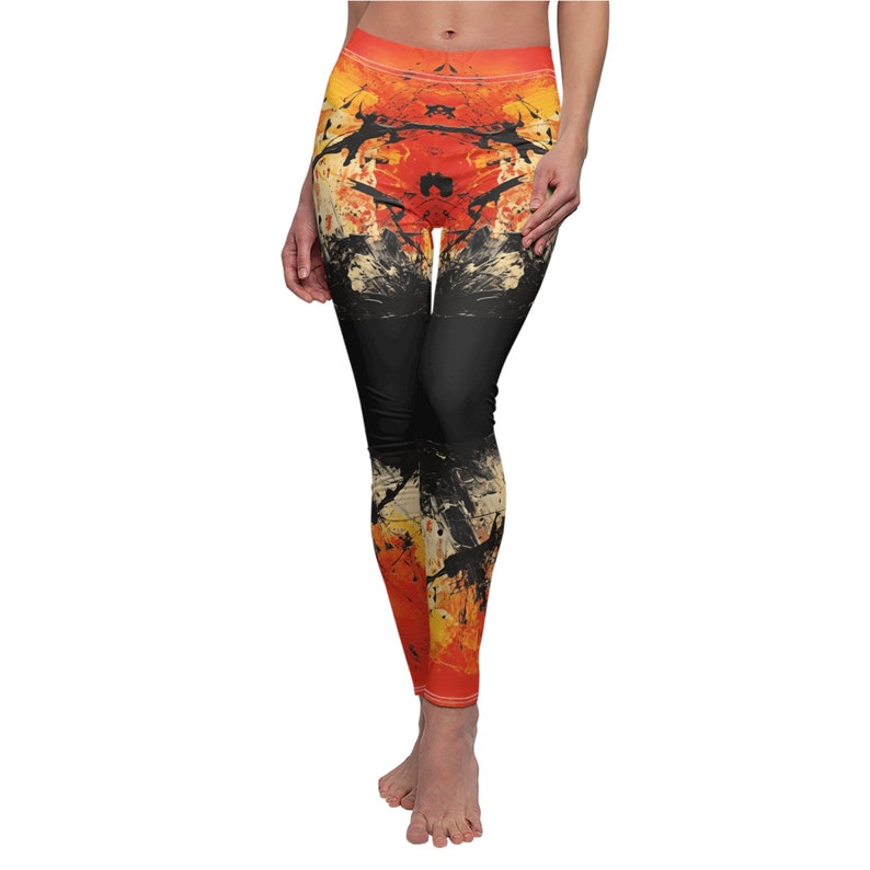 Abstract Ink Paint Men's Leggings