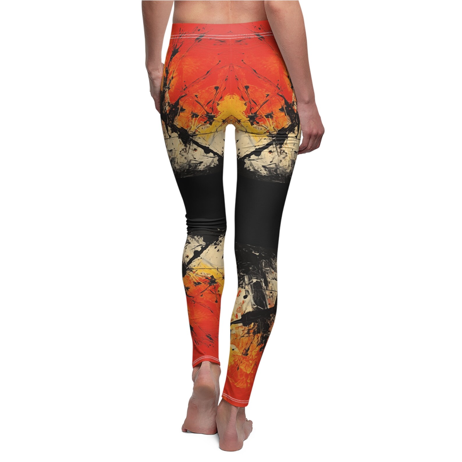 Art Print Leggings, Violet main image 0