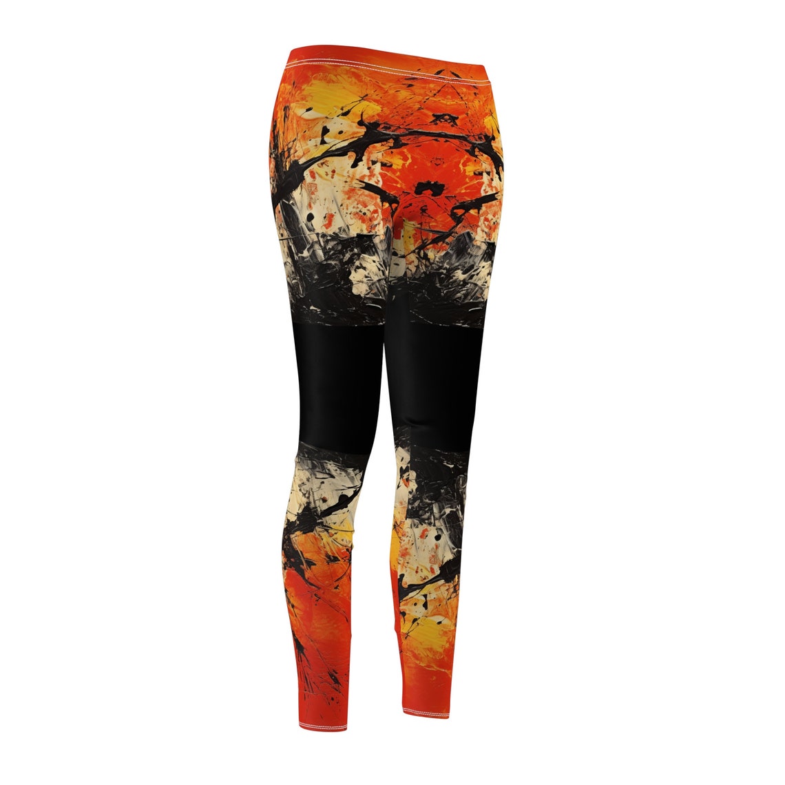 Art Print Leggings, Violet main image 1