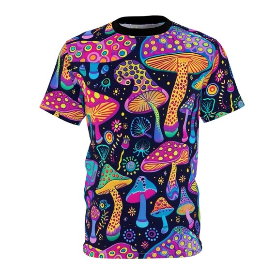 サイケデリックなマッシュルームTシャツ：ヴィンテージヒッピー