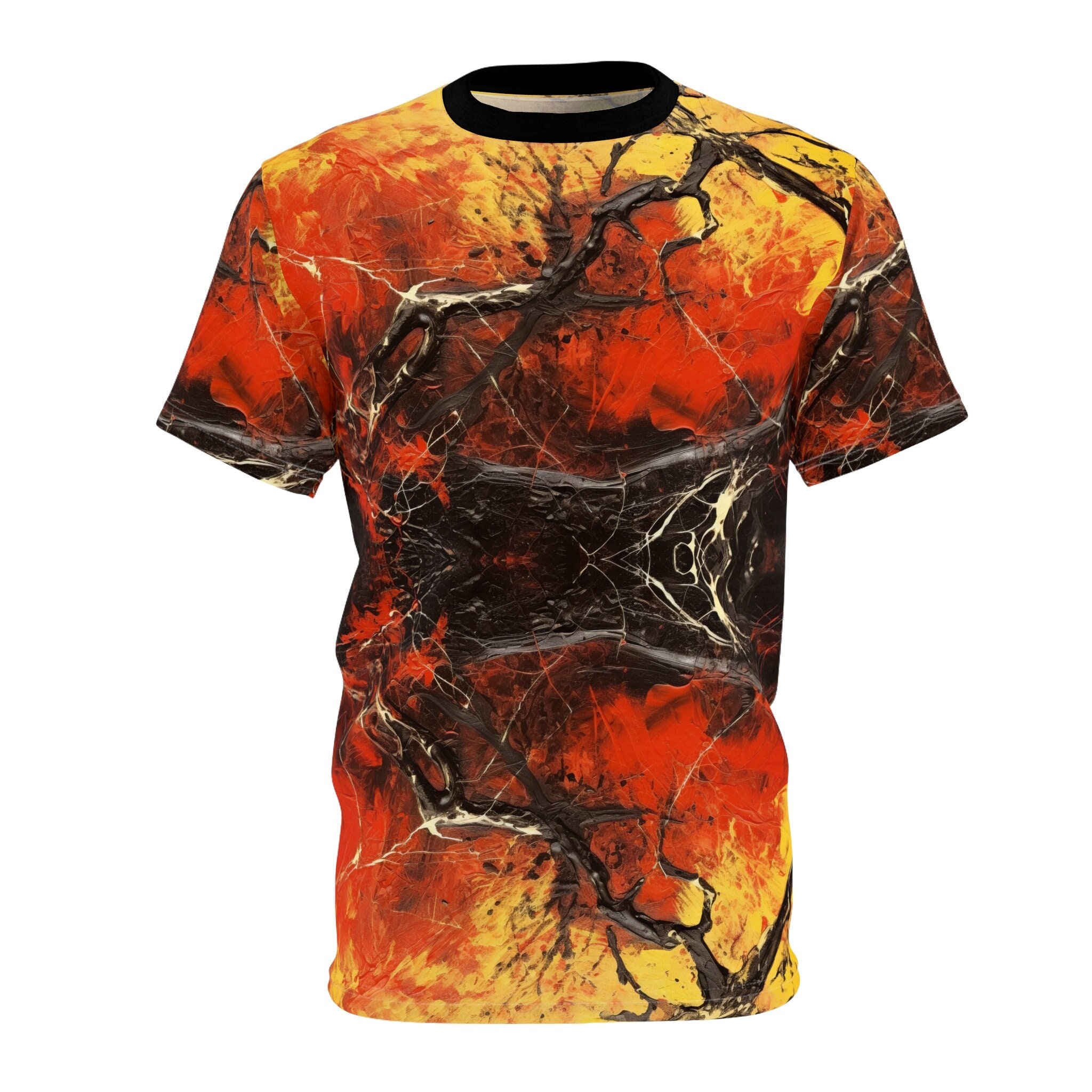 Abstract Art T-shirt: Pollock Inspired Paint Splatter Tee - Etsy