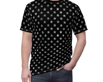 Silver Stars T-Shirt | Dress-Up Tee | Party Tee | Limited Edition