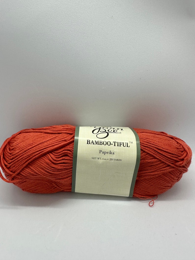 Yarn Bee Bambootiful 'paprika' DK Weight Yarn With Etsy