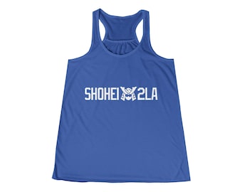 Women's Flowy Racerback Tank Shohei 2LA