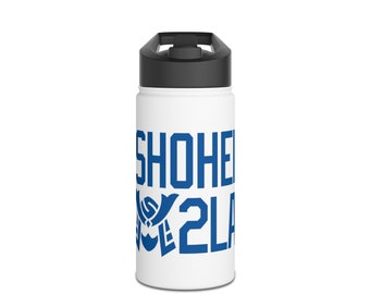 Shohei2LA Stainless Steel Water Bottle, Standard Lid