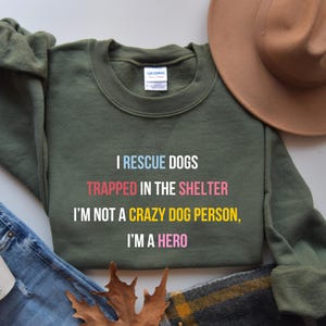 Schattige hondensweater, grappige hondentrui voor dames, cadeau voor hondenliefhebber, gezellig hondenshirt, hondenmoedersweatshirt, shirt honddame, cadeau grappig hondeneigenaar