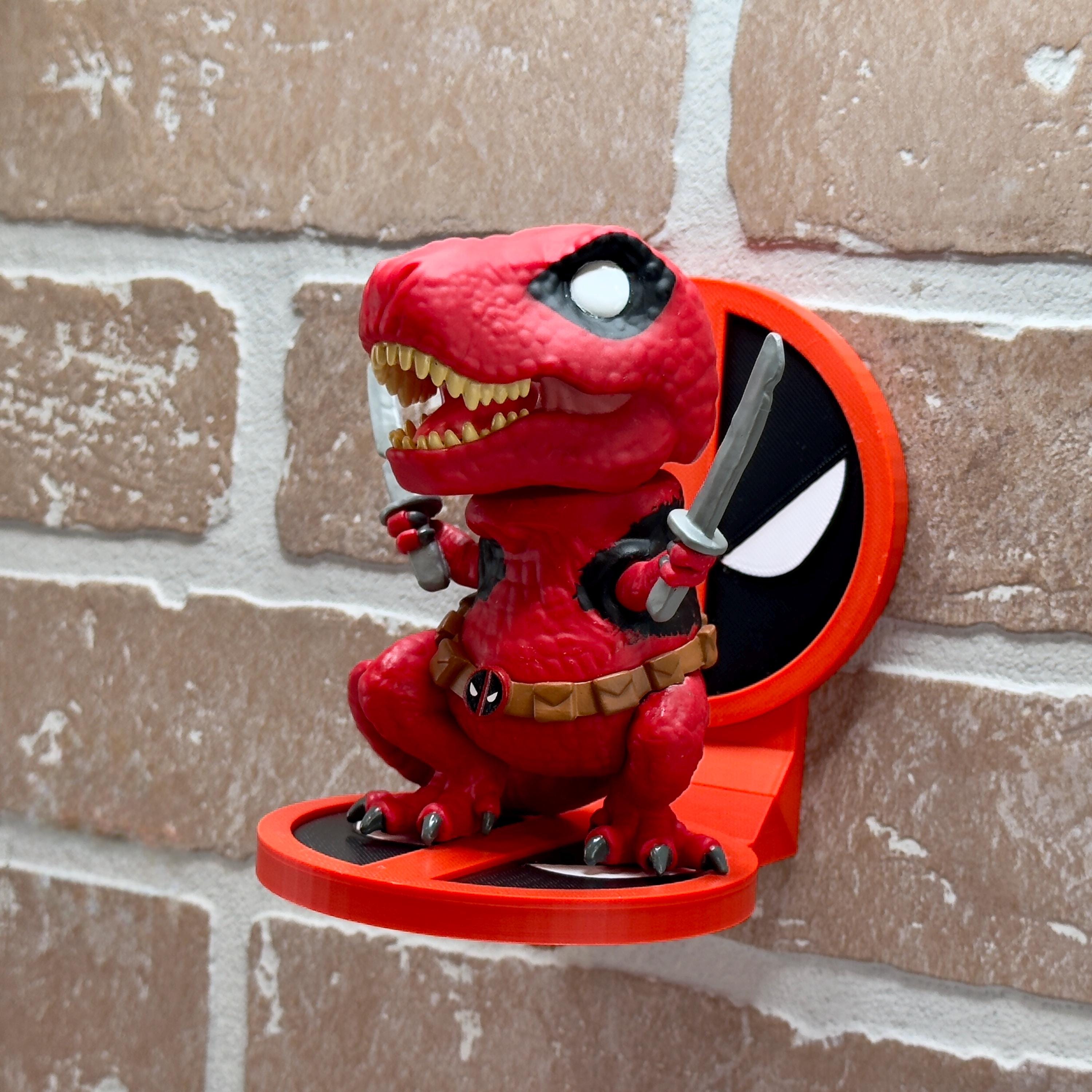 Deadpool Shelf: 3D Printed Floating Display for Action Figures - Etsy