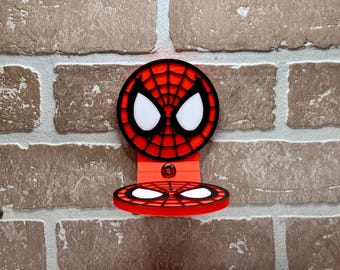 3D Printed Spider-Man Shelf: Action Figure & Funko Pop Display
