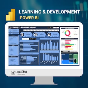 Learning and Development Insights Dashboard in Power BI| HR Analytics | Employee Training