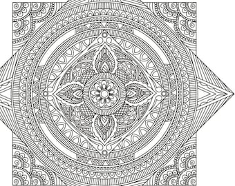 Bondream Mandala Coloring Book Set - 3 Books With 60 Stress Relief Patterns For Adults & Teens