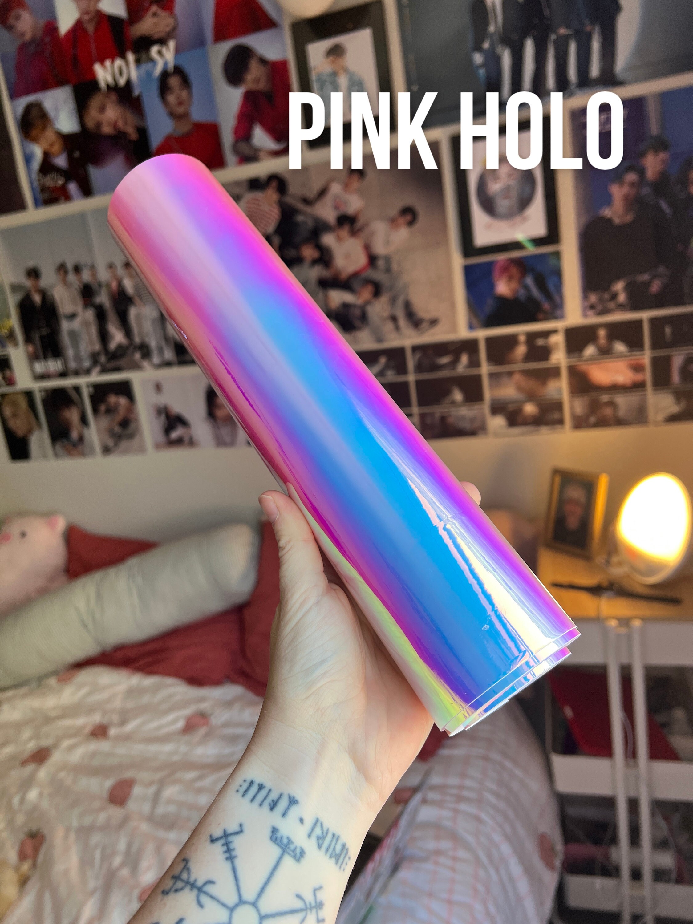 3racha Logo Holographic Vinyl // Car Decal Sticker Kpop Etsy