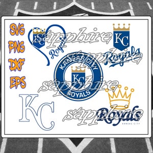 Kansas City Baseball SVG PNG DXF, Royals SVG