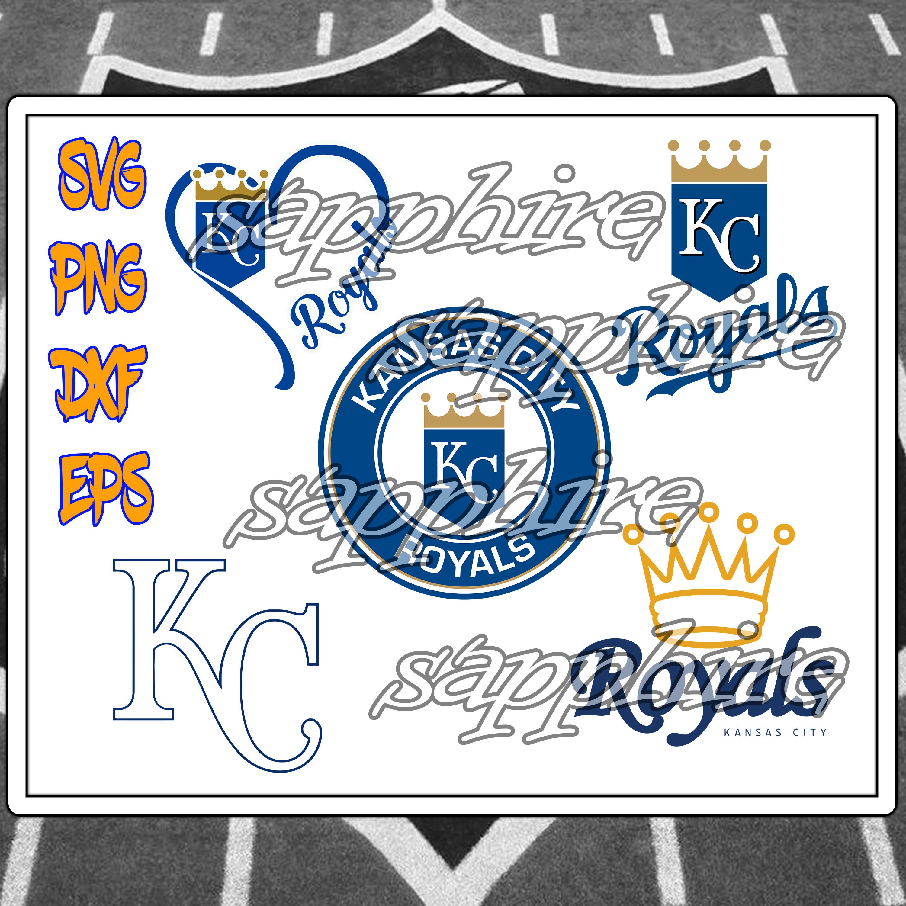 Kansas City Royalss Bundle SVG PNG Svg Sports Files Svg for Etsy