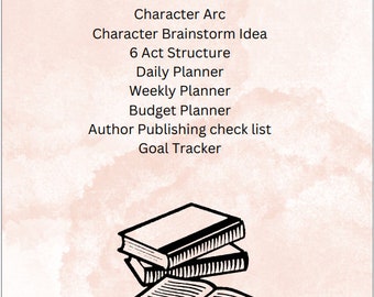 El planificador de autor completo: desde el seguimiento diario, la estructura de la trama, el desarrollo de los personajes hasta la publicación.