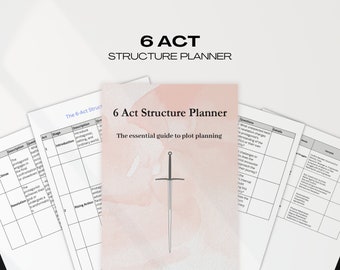 El Planificador de 6 Actos para Autor: La guía completa para estructurar tu historia