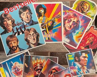 Musical & Pop Icon Stickers