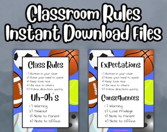Classroom Expectations and Consequences for Elementary School Students Learning Social Skills like Respect, Responsibility, and Routines