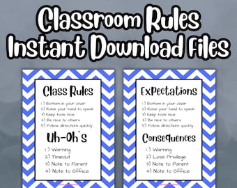 Classroom Expectations and Consequences for Elementary School Students Learning Social Skills like Respect, Responsibility, and Routines