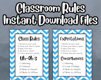 Classroom Expectations and Consequences for Elementary School Students Learning Social Skills like Respect, Responsibility, and Routines