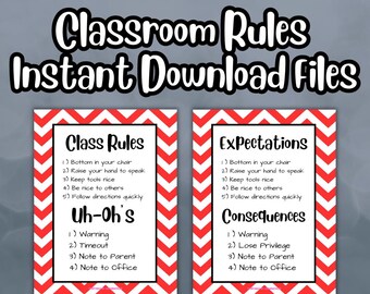 Classroom Expectations and Consequences for Elementary School Students Learning Social Skills like Respect, Responsibility, and Routines