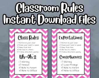 Classroom Expectations and Consequences for Elementary School Students Learning Social Skills like Respect, Responsibility, and Routines
