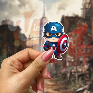 Captain America Vinyl Sticker