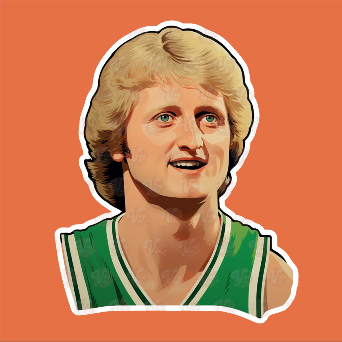 Sticker For Larry Larry Bird, Larry Legend Vinyl Sticker - Etsy