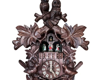 Large, Vintage 2 Door Musical “stag Head” Cuckoo Clock. Hand