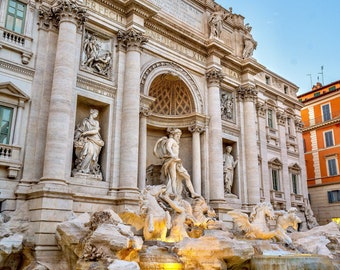 The Trevi Fountain Rome, Italy Photography Print