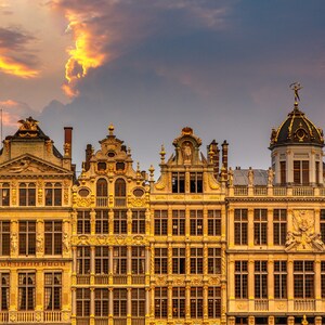 Grand Place Brussels, Belgium Photography Print