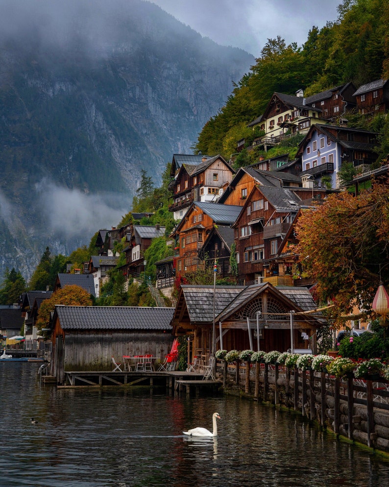 Hallstatt Austria Photography Print - Etsy