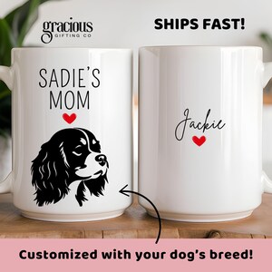 Custom Dog Breed Mug Personalized Gift For Dog Dad, Dog Mom Mug, Personalized Dog Owner Mug, Dog Lover Mug, Custom Pet Parent Gift, Pet Gift