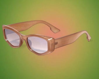 Rectangle Plastic Sunglasses, UV400 Protection