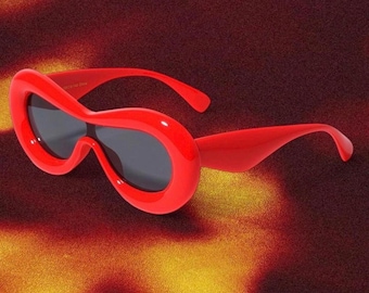 Mode Brillen oversize Sonnenbrille ovale Sonnenbrille