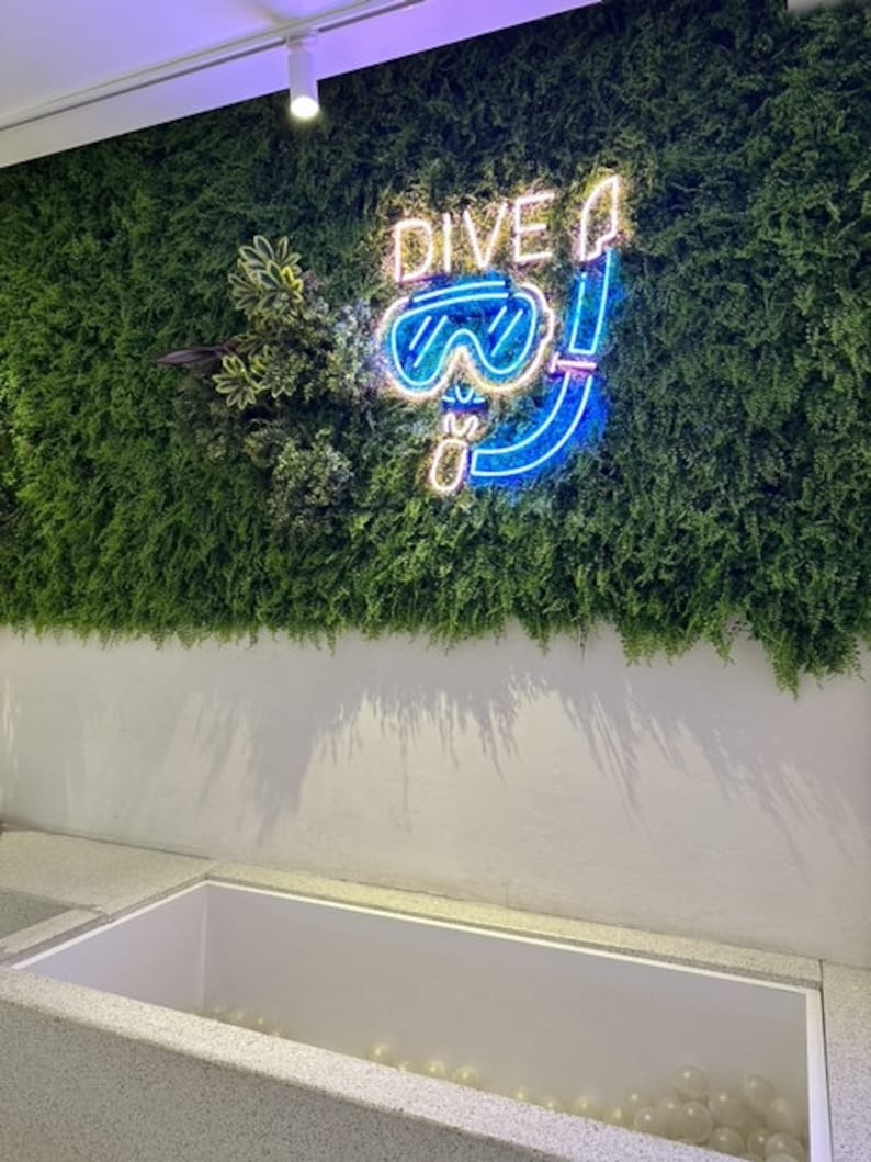 Dive Neon Sign, Dive Neon, Wall Neon Sign, Home Neon Sign, Custom Neon