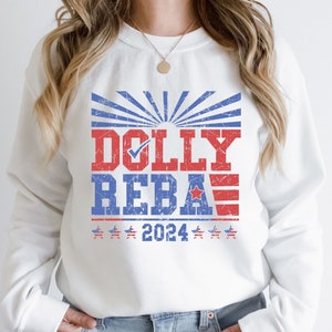 Dolly Reba Sweatshirt, Retro Dolly Reba 2024 Sweatshirt, Retro Dolly