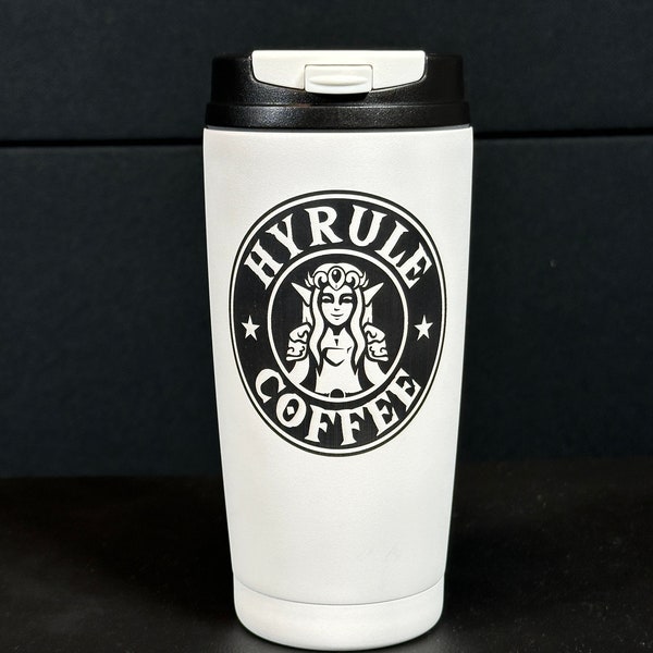 The Legend of Zelda Inspired “Hyrule Coffee” Stainless Steel Tumbler V2