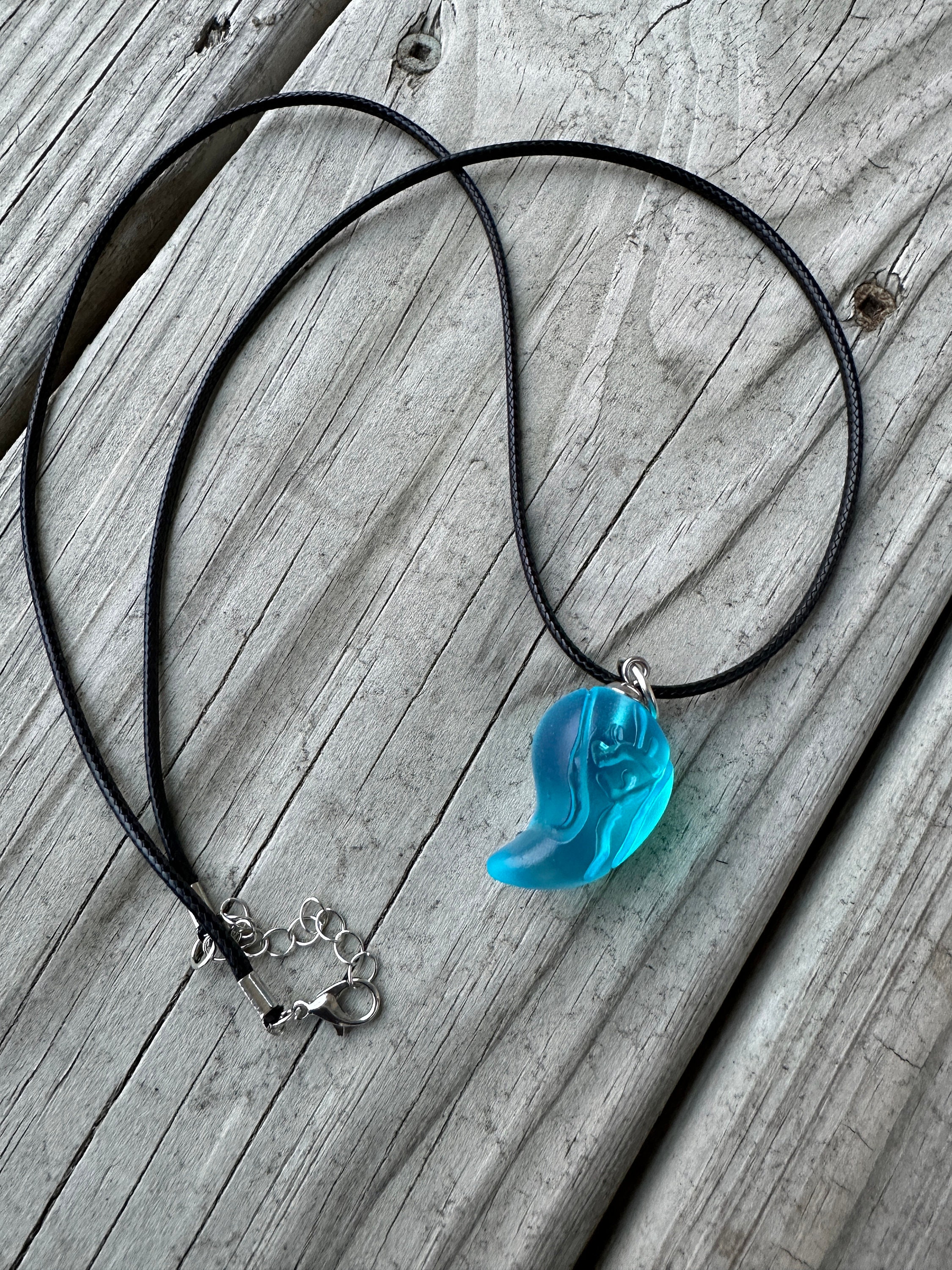 The Legend of Zelda TOTK - Secret Water Stone Necklace - Etsy