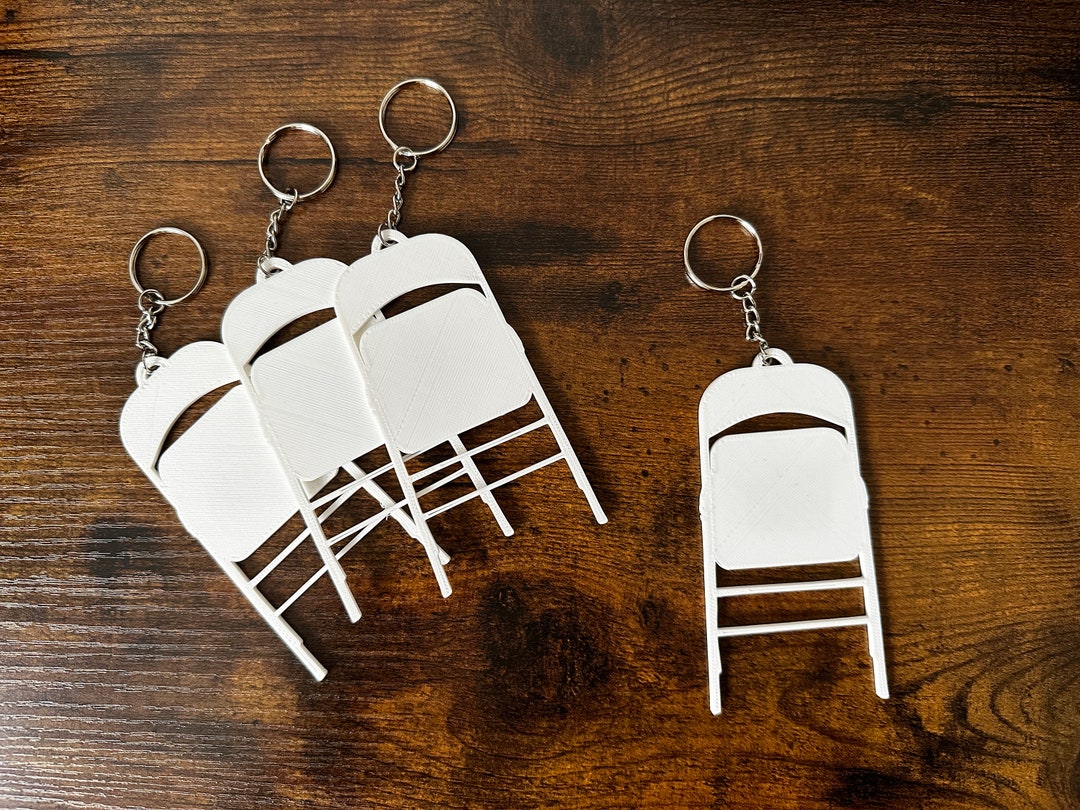 3D Printed Folding Chair Keychain Etsy