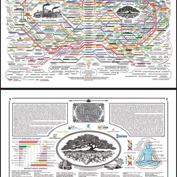 Holistic Healing Chart - Etsy