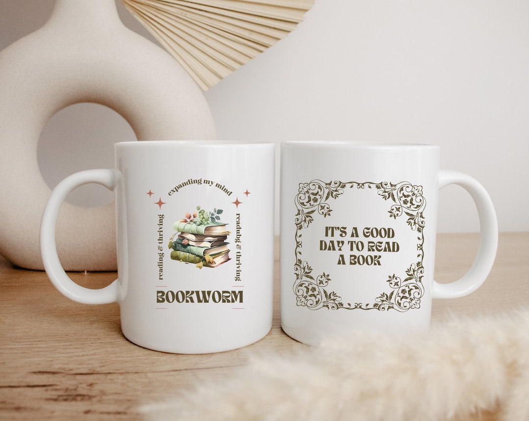 Bookworm Coffee Mug: It's a Good Day to Read - Etsy