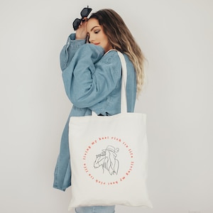 Rich Tia Cotton Canvas Tote Bag, In My Auntie Era, Cool Aunts Club, Living My Best Life