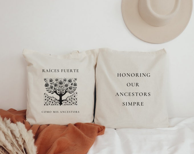 Racíes Fuerte Cotton Canvas Tote Bag