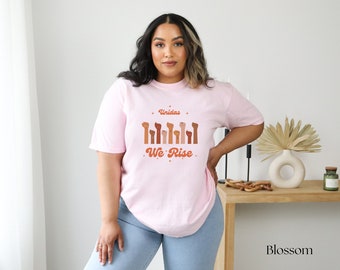 Unidas We Rise Comfort Colors Shirt, Community is Resistance Tee, Feminist Social Justice Shirt, Collective Bargaining Tee