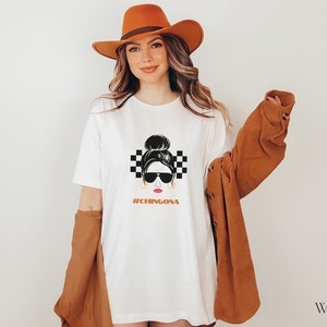 Latina Power Chingona Shirt, Latina AF Retro Tee, feministisch shirt, onverschrokken baas Tee, cadeaus voor haar