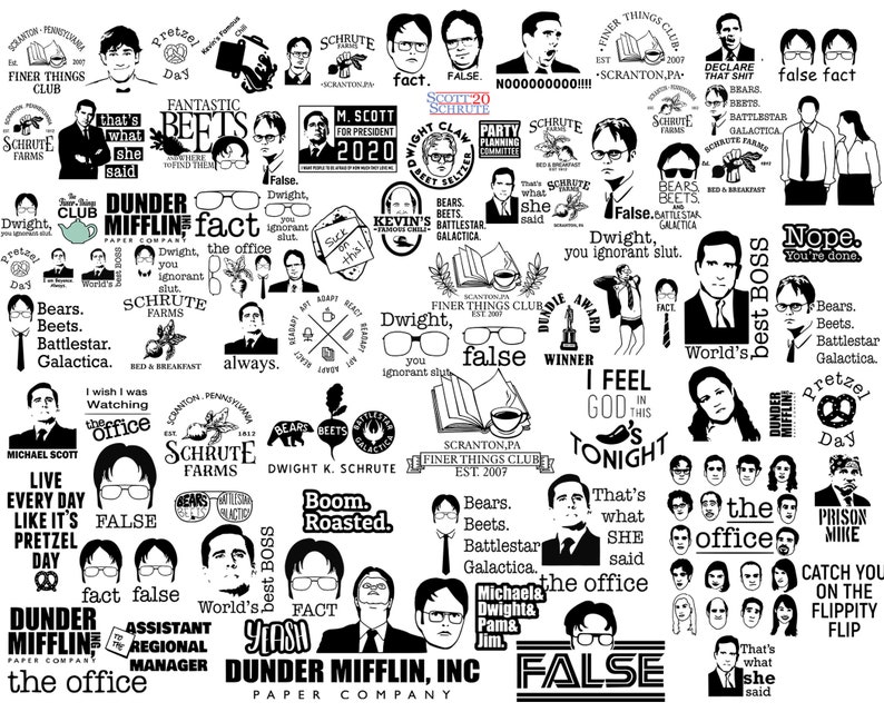 The Office SVG, The Office Svg Files for Cricut, The Office Tv Show, The Office Clipart, The Office Vector, Dunder Mifflin Svg image 2