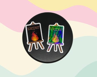 Portrait Of A Lady On Fire Inspired Sticker | Don't Regret, Rember | French Film WLW Sticker