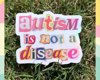 Autism Acceptance Neurodiversity Sticker: Anti-Stigma Waterproof Vinyl Design