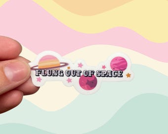Carol Movie LGBTQ+ Vinyl Sticker: "Flung Out Of Space"